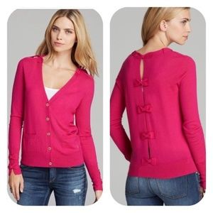 JUICY COUTURE ELISA BOW CARDIGAN
